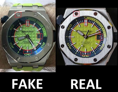 difference between real and fake audemars piguet|false audemars piguet watch.